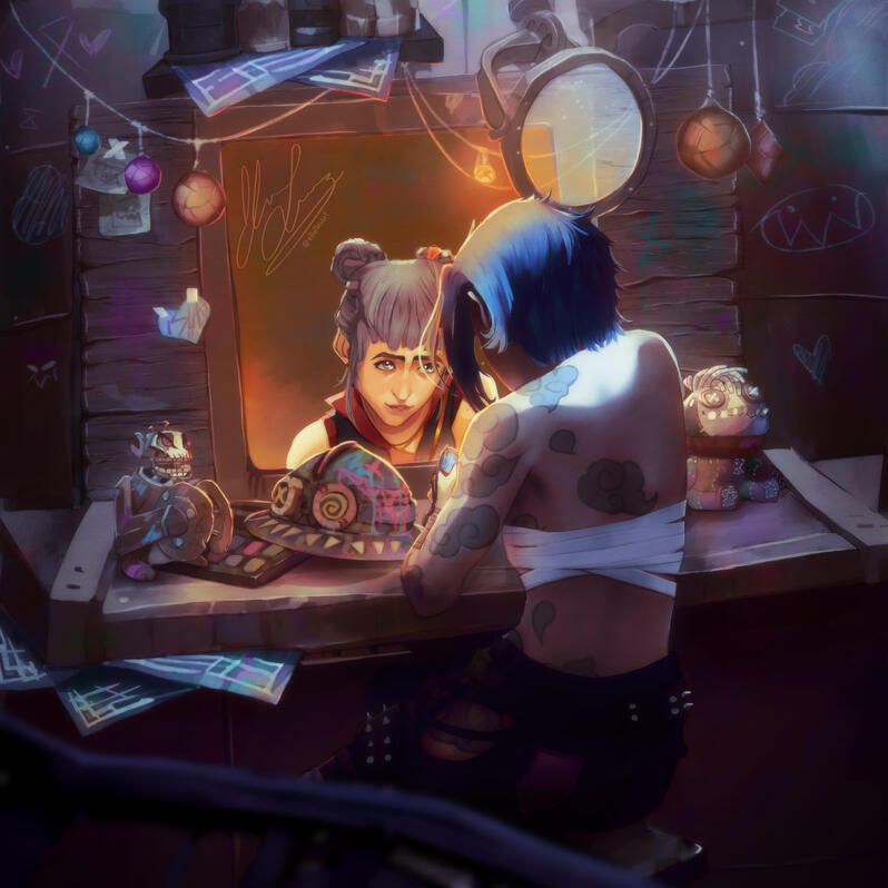 Jinx from Arcane fanart
